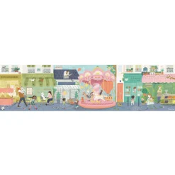 Moulin Roty 350-Piece Puzzle, A Little Street in Paris – Les Parisiennes
