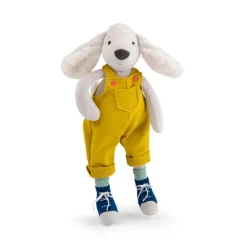 Moulin Roty Plush Toy, Pilou the Dog 37 cm - Puce & Pilou