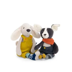 Moulin Roty Plush Toy, Puce the Dog 26 cm - Puce & Pilou
