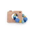 Moulin Roty Rattle with Teething Ring, Camera - Puce & Pilou