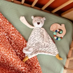 Moulin Roty Security Blanket, Baboo the Tiger 27 cm - La forêt Mawa