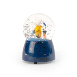 Moulin Roty Snow Globe with Music, Dog Pilou - Puce & Pilou