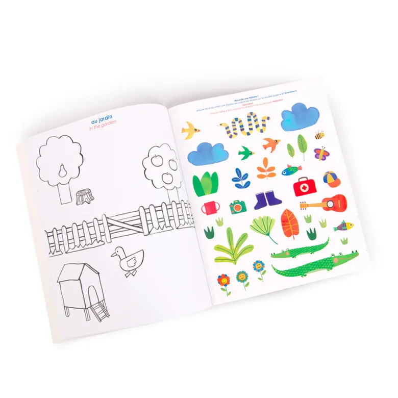 Moulin Roty Sticker Book: My Daily Life