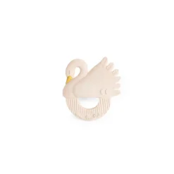 Moulin Roty Swan Teething Ring in Natural Rubber, La Petite Ecole de Danse