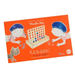 Moulin Roty Wooden Board Game, Four in a Row