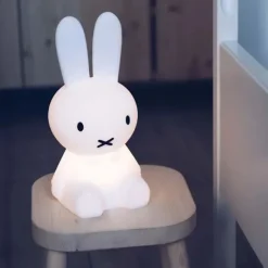Mr Maria Miffy First Light, Night Lamp for Children, 30 cm - Bunny Lamp in Soft Silicone