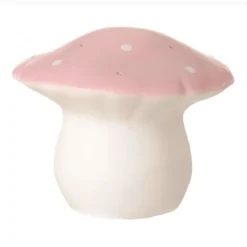 Mushroom Lamp, Medium Toadstool - Vintage Pink