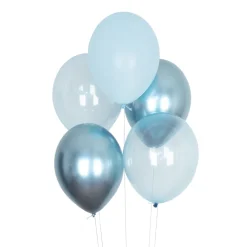 My Little Day Balloons, Blue Mix - Pack of 10
