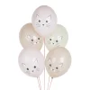 My Little Day Balloons, Printed Balloons, Pack of 5, Cat Design