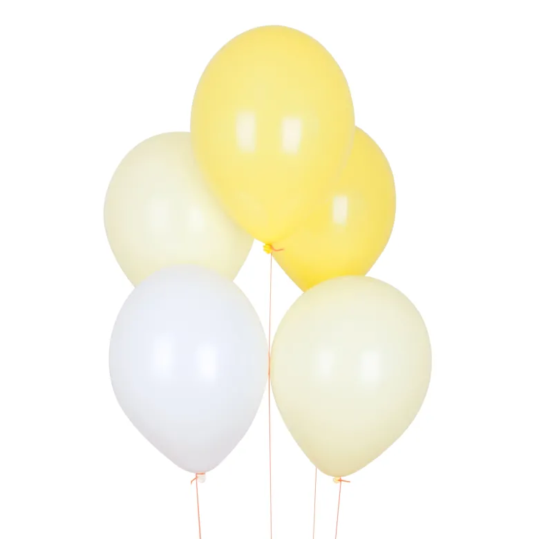 My Little Day Balloons, Yellow Mix - Pack of 10