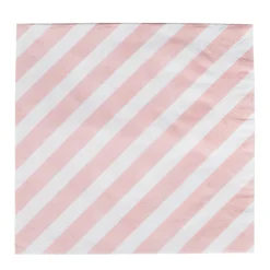 My Little Day Napkins, Pink Stripes - Pack of 20