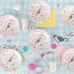 My Little Day Paper Cups, Set of 8 - Cat Theme