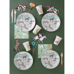 My Little Day Paper Plates, Horse