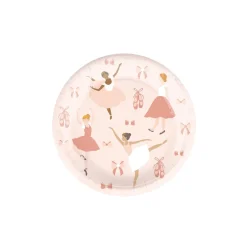 My Little Day Paper Plates, Set of 8 - Ballerina Design