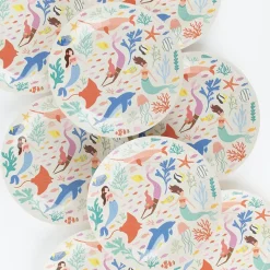 My Little Day Paper Plates, Mermaid - Set of 8