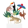 My Little Day Tropical Cake Toppers, Set of 8