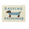 Nephthys Illustrated Art Print, Dashing Dachshund – A4