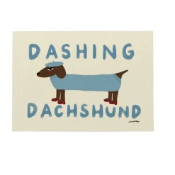 Nephthys Illustrated Art Print, Dashing Dachshund – A4