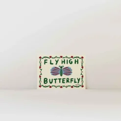 Nephthys Illustrated Poster, Fly High Butterfly - A4