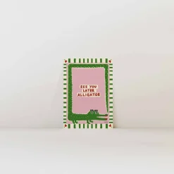 Nephthys Illustrated Poster, See You Later Alligator - A4