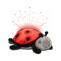 Night Lamp Creating a Starry Sky, Ladybug - Red