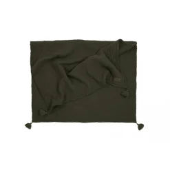Nobodinoz Baby Blanket, Wabi Sabi Double Muslin, 65 x 100 cm - Vetiver