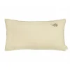 Nobodinoz Cushion, Washed French Linen, 50 x 30 cm - Green Tea