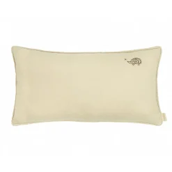 Nobodinoz Cushion, Washed French Linen, 50 x 30 cm - Green Tea