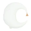 Nobodinoz Moon Cushion, Washed French Linen - Off White