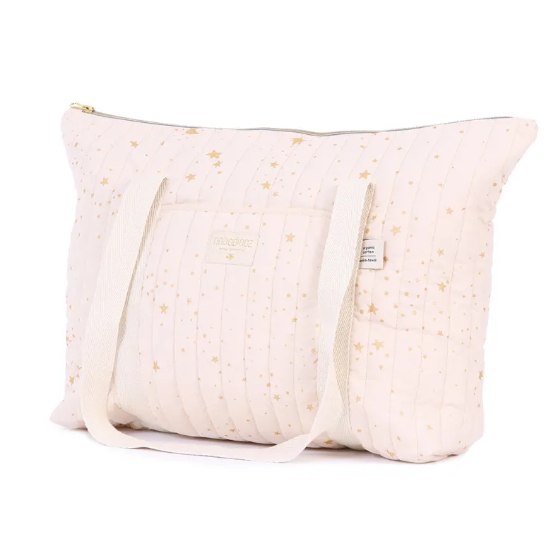 Nobodinoz Paris Changing Bag – Gold Stella Dream Pink