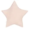 Nobodinoz Star Cushion, Washed French Linen - Mauve Pink