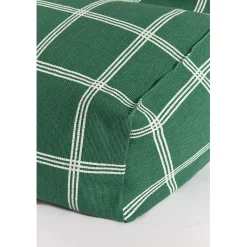 Nobodinoz Vibes armchair sækkestol, Green white windowpane