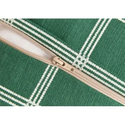 Nobodinoz Vibes armchair sækkestol, Green white windowpane
