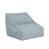 Nobodinoz Vibes armchair sækkestol, Blue Red Grid