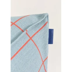 Nobodinoz Vibes armchair sækkestol, Blue Red Grid