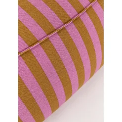 Nobodinoz Ziggy armchair, sækkestol - Pink curry stripes