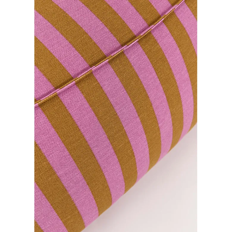 Nobodinoz Ziggy armchair, sækkestol - Pink curry stripes