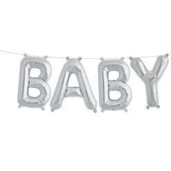 Northstar Balloons, Silver Foil Balloon – Baby