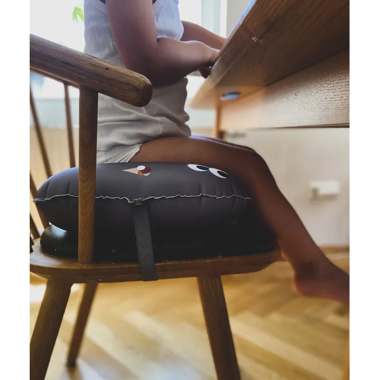 Noui Noui Have a Seat, Inflatable Seat Cushion for Children – Ice Cream Anthracite