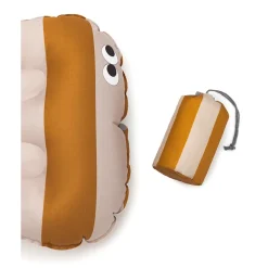 Noui Noui Have a Seat, Inflatable Seat Cushion for Kids - Stripes Nude/Mustard