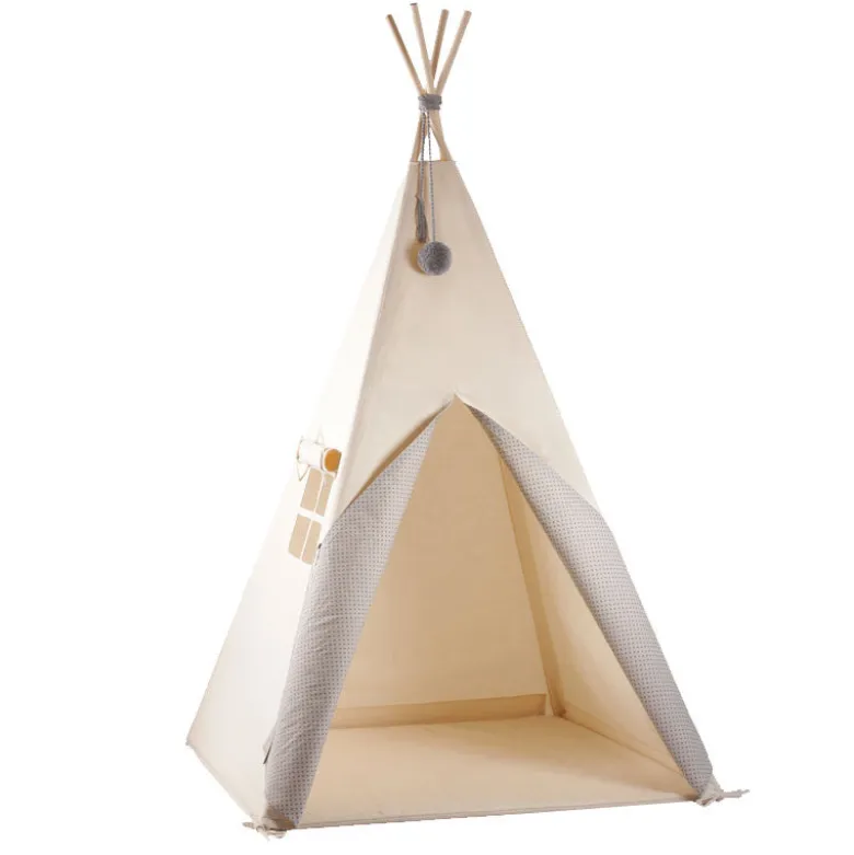 NunuNu Tipi, Light Grey with Grey Stars