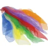 Nylon Scarves for Show Dance, Gymnastics, and Magic - Set of 6