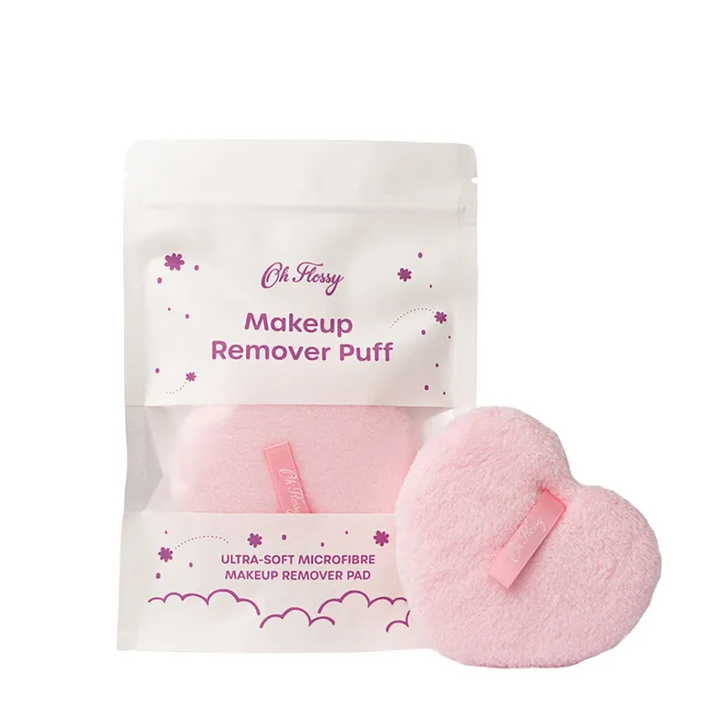 Oh Flossy Makeup Remover for Kids, Cotton Heart