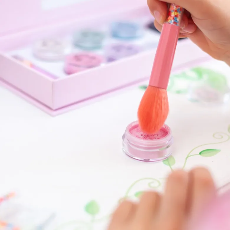 Oh Flossy Sprinkle Makeup Brushes for Kids, Set of 5 Pieces