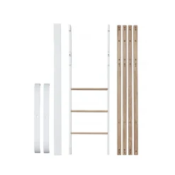 Oliver Furniture, Conversion Kit, from Wood Mini+ Crib to Mid-Height Bed - White/Oak