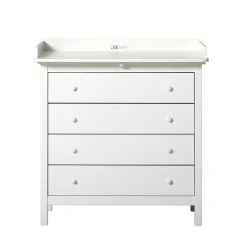 Oliver Furniture Seaside puslekommode m. 4 skuffer