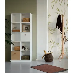 Oliver Furniture Wood Boxes, Oak/White - Set of 3