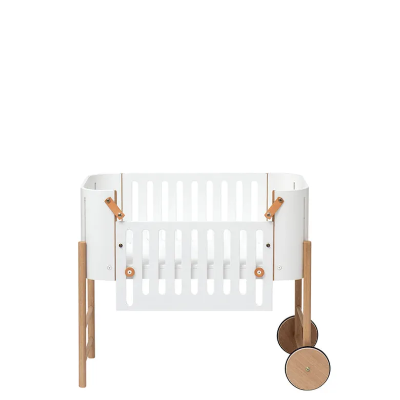 Oliver Furniture, Wood Co-sleeper, Cradle and Bench - Multifunctional Baby Bed