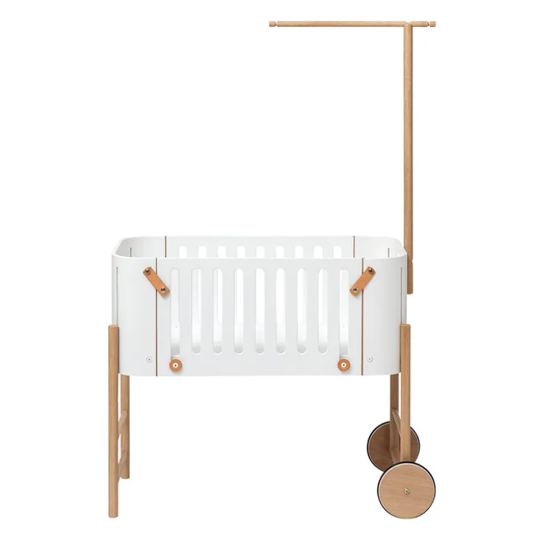 Oliver Furniture, Wood Co-sleeper, Cradle and Bench - Multifunctional Baby Bed