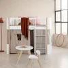 Oliver Furniture Wood Curtain for Mini+ Half-High Bed, Natural